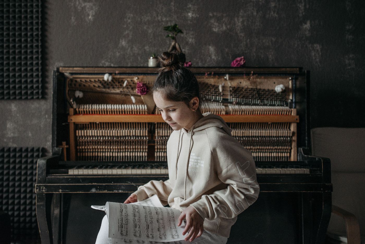 Allieva al pianoforte